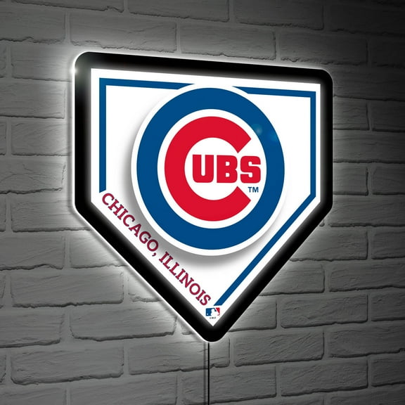 Chicago Cubs LED Wall Home Plate