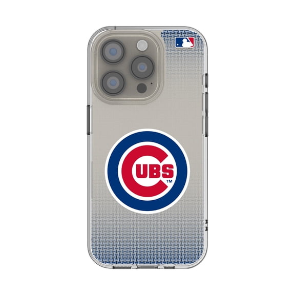 Chicago Cubs Linen Logo iPhone Clear Case