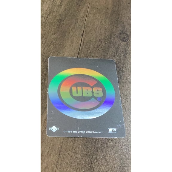 Chicago Cubs MLB Chicago Cubs 1991 Upper Deck - Team Logo Holograms NNO trading card