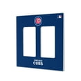 thumbnail image 1 of Chicago Cubs Solid Double Rocker Light Switch Plate, 1 of 4