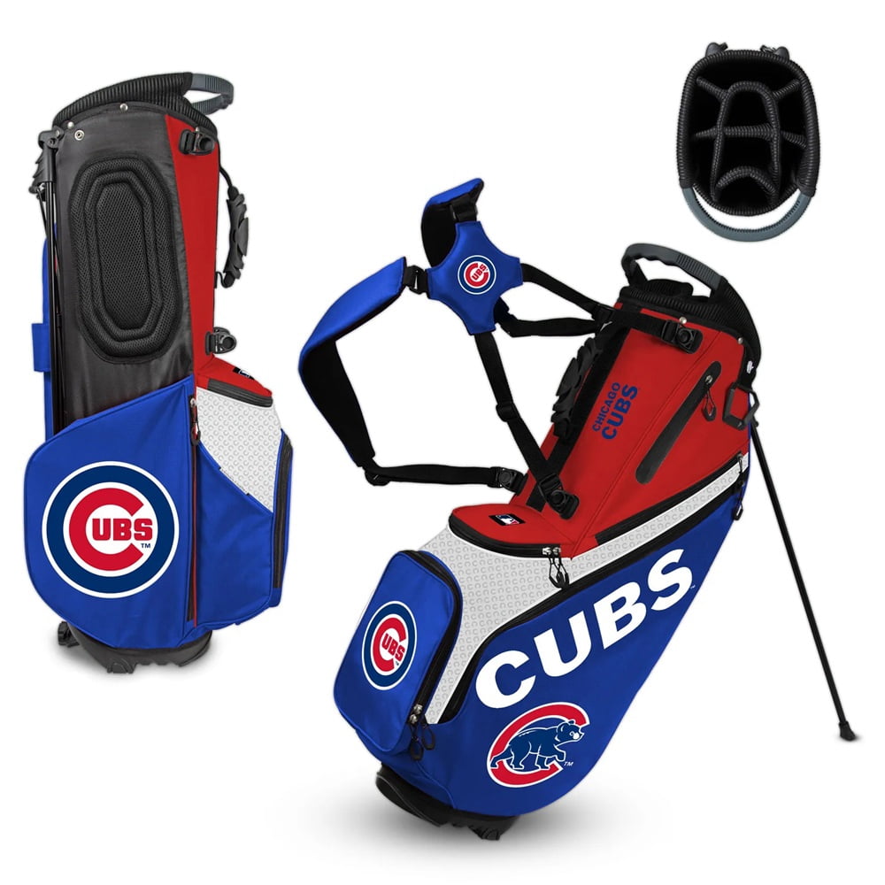 NEW Team Effort Golf Back Nine Stand Bag 8-Way - MLB Chicago Cubs