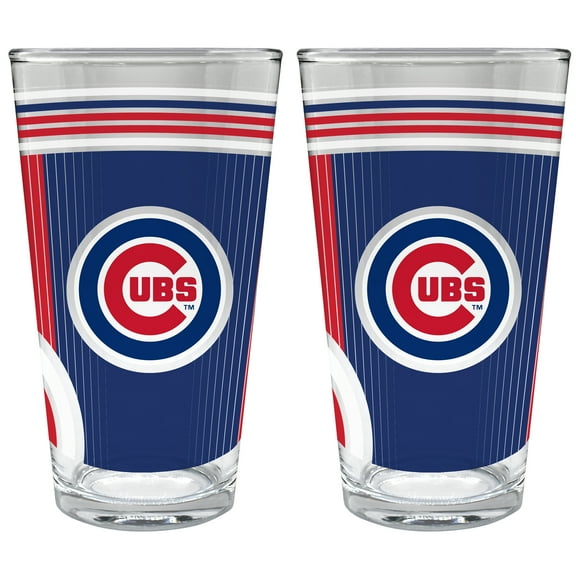 Chicago Cubs Two-Piece 16oz. Pint Glass Set