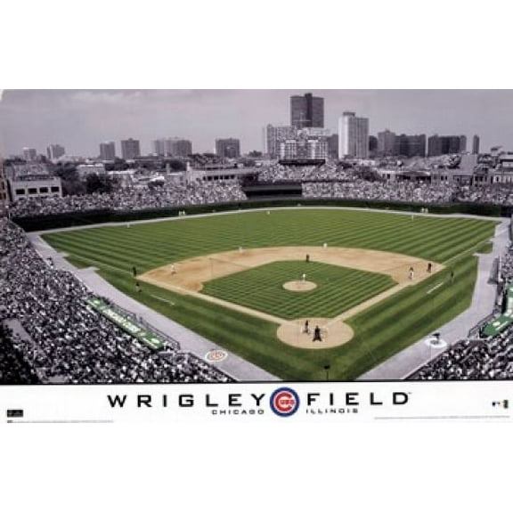 Chicago Cubs - Wrigley Field 2008 Poster Print (36 x 24)