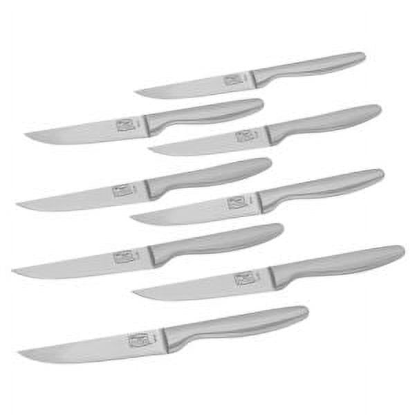 Steak Knives Set of 8, ODERFUN 8 Piece Steak Knives Sharp and Serrated  Steak Knife, Full Tang and Ergonomic Handle, 4.5 Inch German Stainless  Steel
