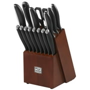 Chicago Cutlery Avondale 16-Piece Kitchen Knife Set with Wood Block