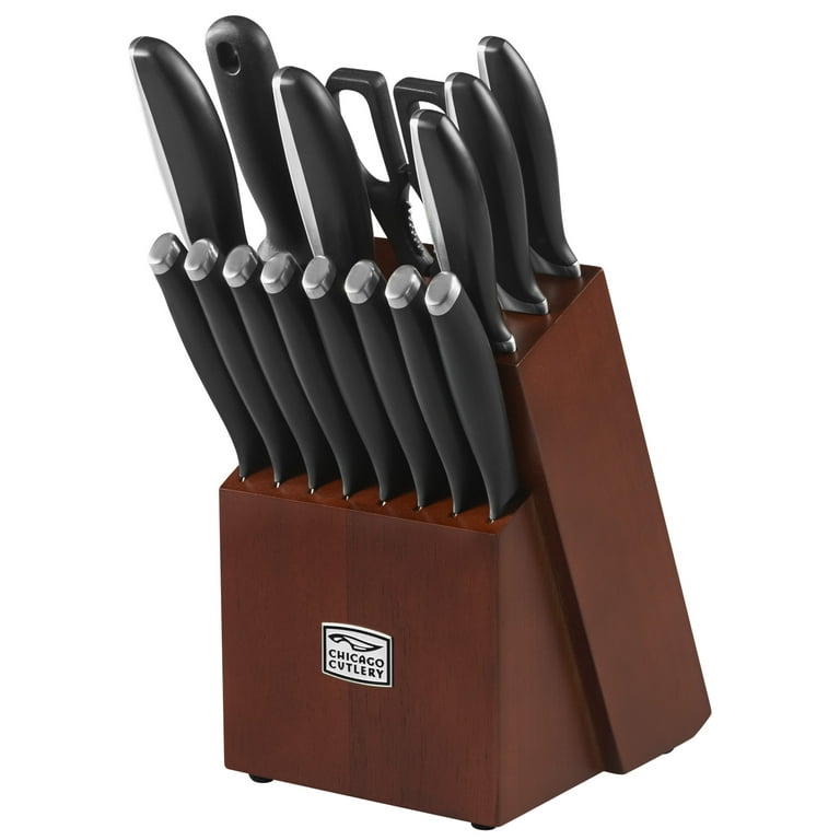 Chicago Cutlery Avondale 16-Piece Kitchen Knife Set with Wood
