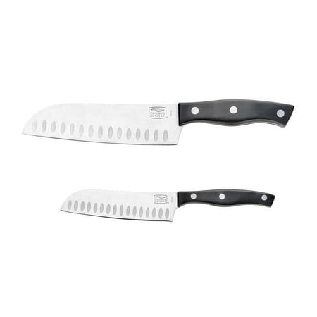 Chicago Cutlery Ellsworth 2-Piece Santoku Stainless Steel Kitchen Knife Set