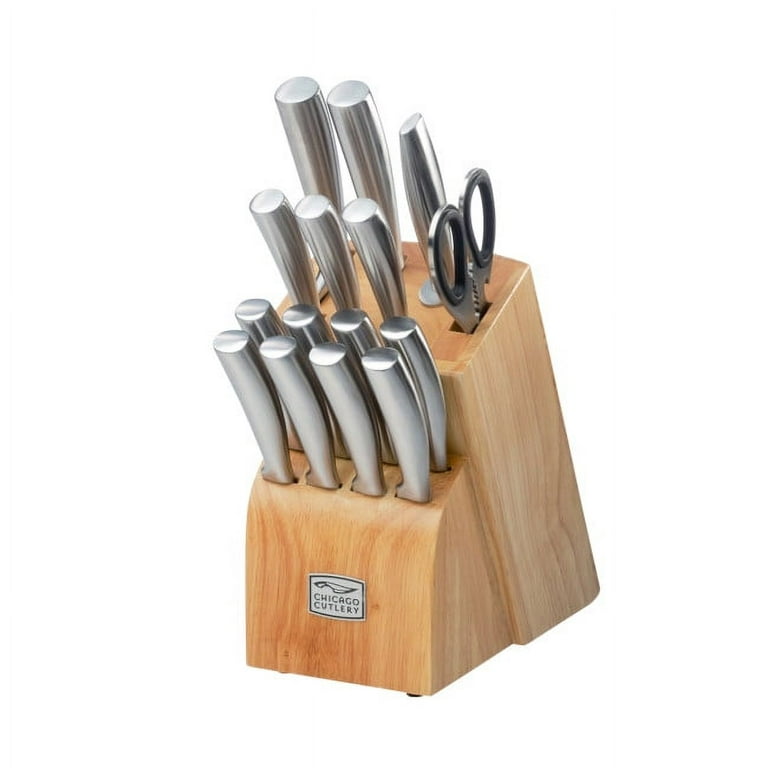 7-Piece Cutlery Knife Set w/8 Inch Chef knife, Wooden Block - Lightning -  Günter Wilhelm