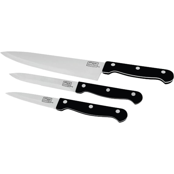 Chicago Cutlery Essentials 3-Piece Kitchen Chef Knife Set With Stainless Steel Blades For Home Kitchen