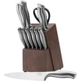 thumbnail image 1 of Chicago Cutlery Insignia Steel 13-Piece Kitchen Knife Set with Gray Wood Block, 1 of 6