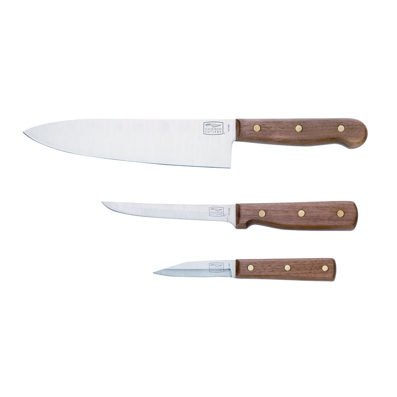 Chicago Cutlery Tradition 3 Piece High Carbon Stainless Steel Assorted Knife Set