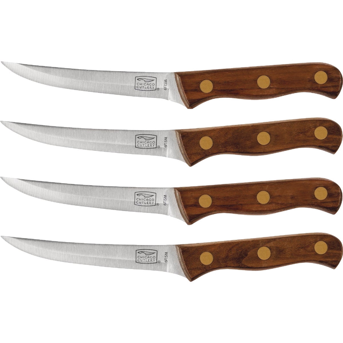 Chicago Cutlery #B144/1104670 4-Piece Walnut Tradition Steak Knife Set