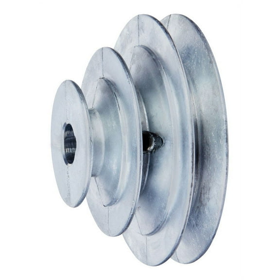 Chicago Die Cast 2 / 3 / 4 in. D Zinc V Groove 3-Step Pulley