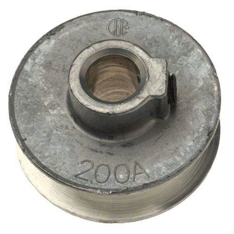 Chicago Die Cast 2 1/2 in. D Zinc Single V Grooved Pulley Chicago Die Cast 2 1/2 in. D Zinc Single V Grooved Pulley