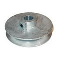 thumbnail image 1 of Chicago Die Cast 3 in. D Zinc Single V Grooved Pulley, 1 of 3