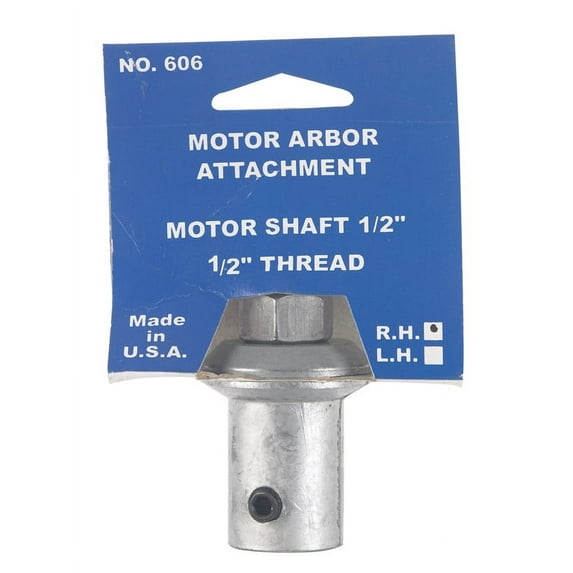 CHICAGO DIE CASTING 1/2-Inch Motor Arbor Attachment 6065