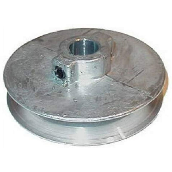 Chicago White Metal Die-Cast V-Grooved Pulley - 3.5 Inch Pulley - 3-1/2 In.