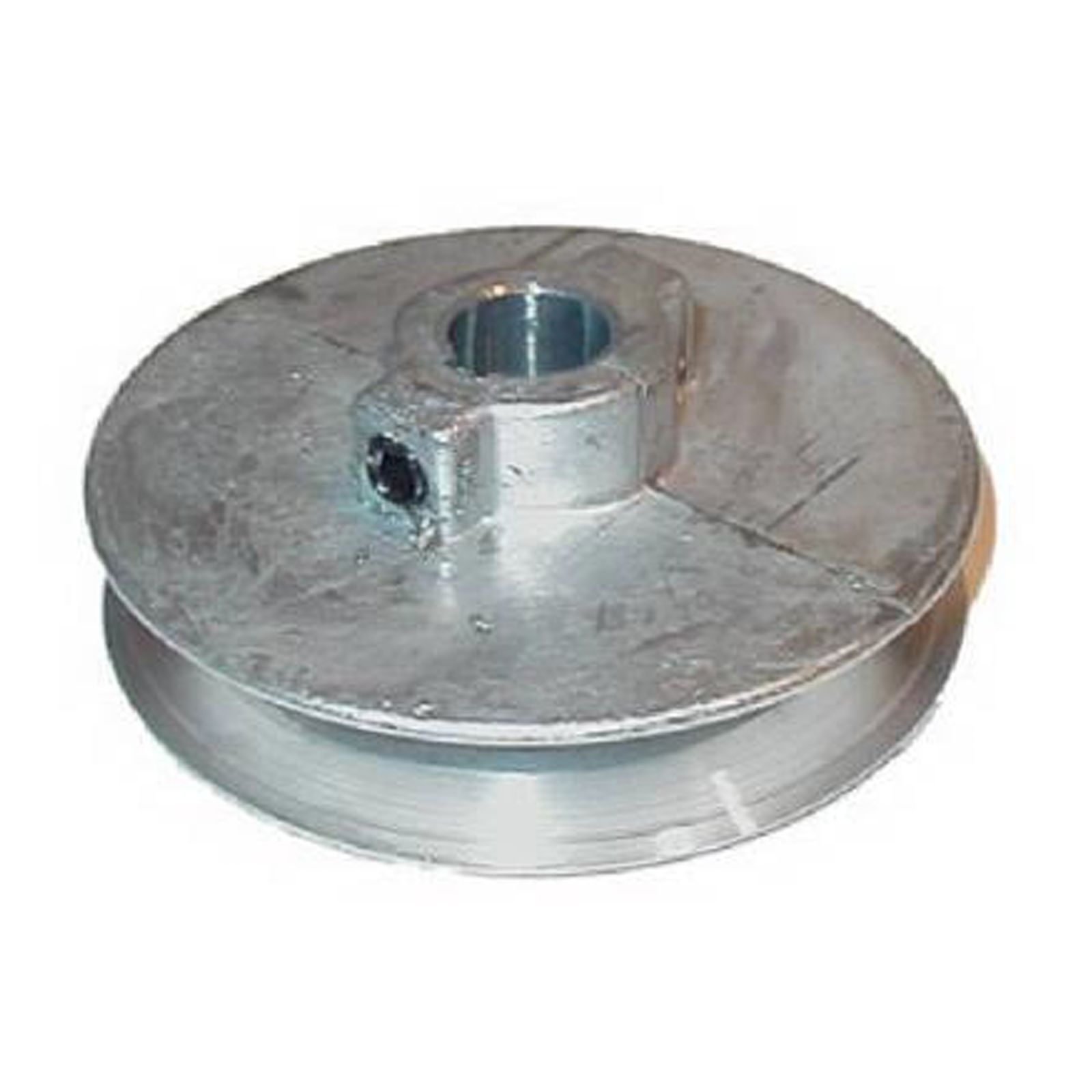 Chicago Die Cast 4 in. D Zinc Single V Grooved Pulley - image 1 of 3