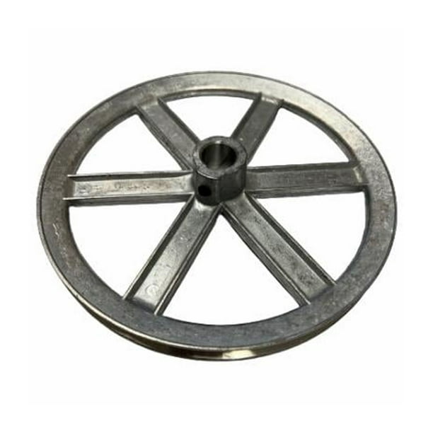 Chicago Die Cast 8 in. D Zinc Single V Grooved Pulley Chicago Die Cast 8 in. D Zinc Single V Grooved Pulley