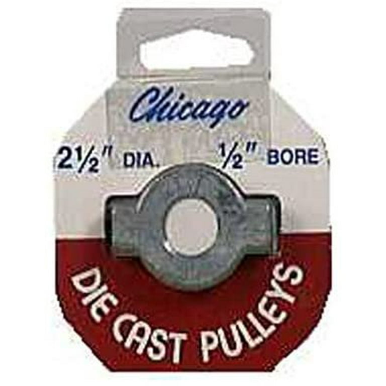 Chicago die top cast pulley