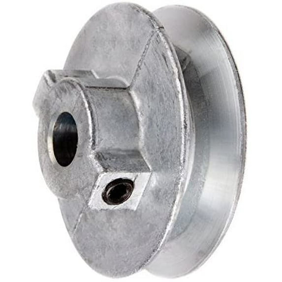 Chicago Die Casting 350A 1/2 3-1/2" Single V Groove 1/2" Pulley