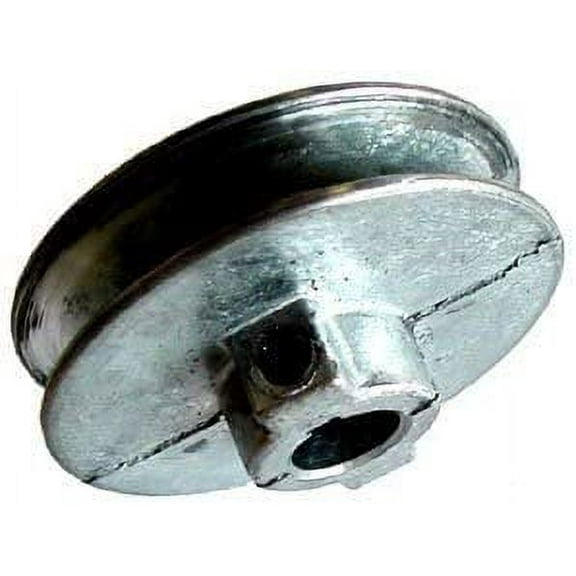 Chicago White Metal Pulley 500A Single V Groove - 3/4" Shaft, 5" Diameter