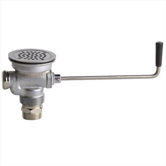 Chicago Faucet 1367-NF Rotary Drain with Overflow Outlet