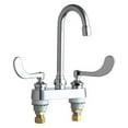 thumbnail image 1 of Chicago Faucet Gooseneck Bar Faucet, Manual, 4" Mount, 2 Hole 895-317E35ABCP, 1 of 1