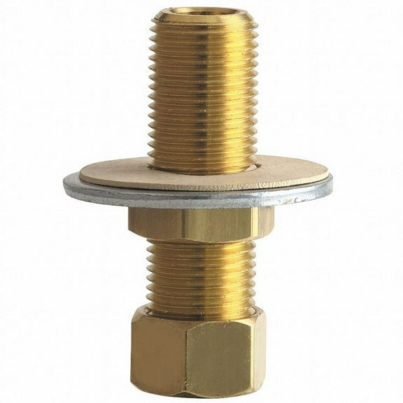 Chicago Faucets Inlet Shank,  Fits Brand Chicago Faucets,  Rough Brass