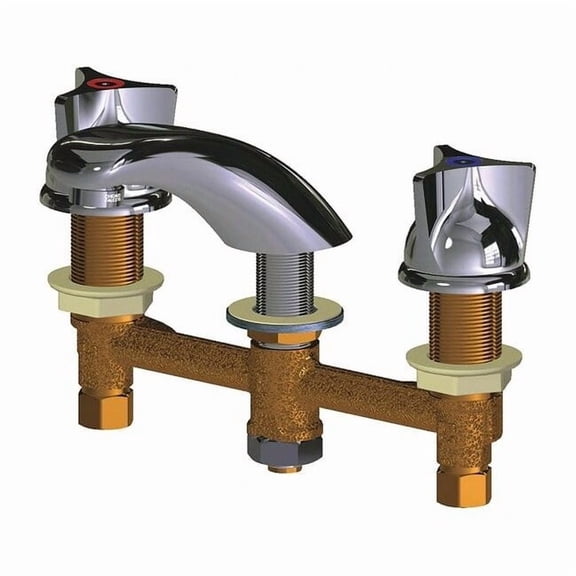 Chicago Faucet Low Arc,Chrome,Chicago Faucets,404 404-V950E64ABCP