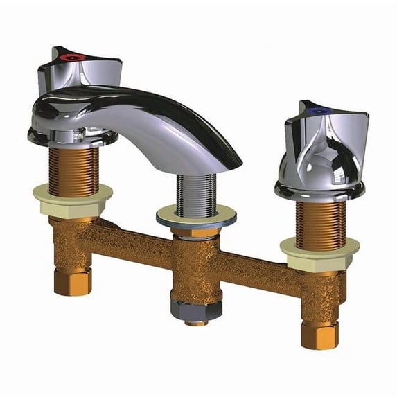 Chicago Faucet Low Arc,Chrome,Chicago Faucets,404 404-V950E64ABCP