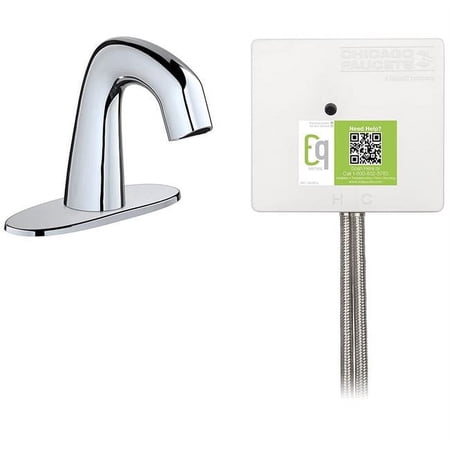Chicago Faucet Mid Arc,Chrome,Chicago Faucets,EQ Curved EQ-A12A-13ABCP