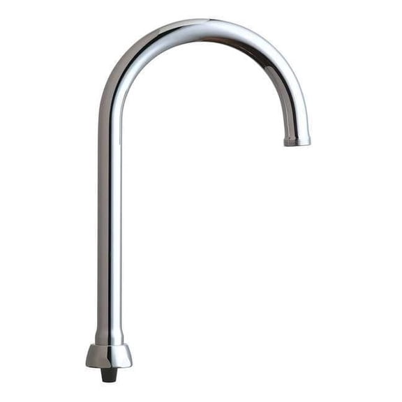 Chicago Faucet Gooseneck Spout, Brass GN2AFCJKABCP