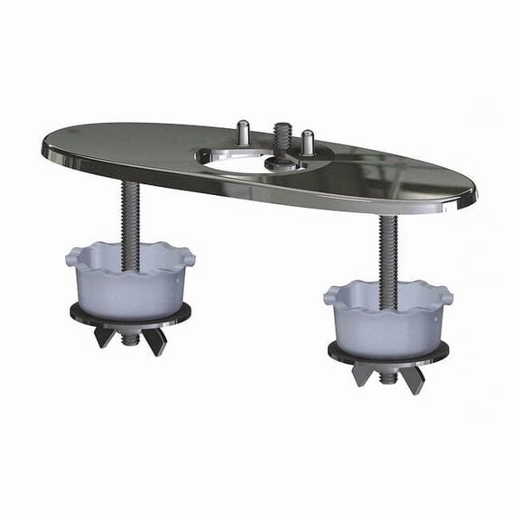 Chicago Faucet 4" Cover Plate, Zinc EQ-A12-KJKCP