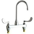 thumbnail image 1 of Chicago Faucets 1100-Gn2ae3-317Vab Commercial Grade High Arch Kitchen Faucet - Chrome, 1 of 1