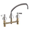 thumbnail image 1 of Chicago Faucets 201-Ae35ab Commercial Grade Low Arch Kitchen Faucet - Chrome, 1 of 1