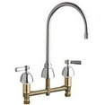 thumbnail image 1 of Chicago Faucets 201-Rsgn8ae35vxkab Commercial Grade High Arch Kitchen Faucet - Chrome, 1 of 1