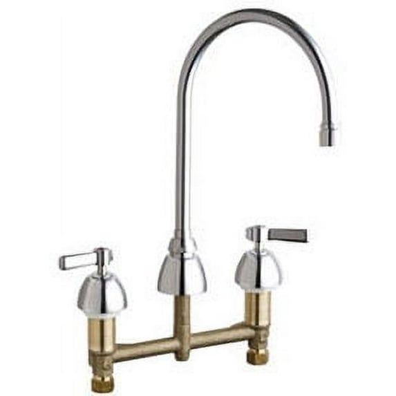 Chicago Faucets 201-Rsgn8ae35vxkab Commercial Grade High Arch Kitchen Faucet - Chrome
