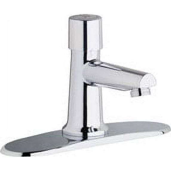 Chicago Faucets 3500-8E2805ab Single Supply Hot / Cold Water Basin Faucet - Chrome