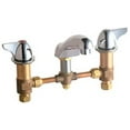 thumbnail image 1 of Chicago Faucets 404-Ve2805-1000Ab Widespread Bathroom Faucet - Chrome, 1 of 1