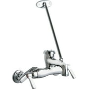 Chicago Faucets 445-897Srxkc Wall Mounted Hot And Cold Faucet - Chrome