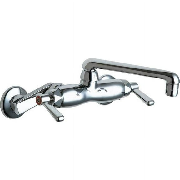 Chicago Faucets 445-E35ab Wall Mounted Utility Faucet - Chrome