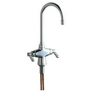 Chicago Faucets 50-E35ab Commercial Grade Single Hole Kitchen Faucet - Chrome