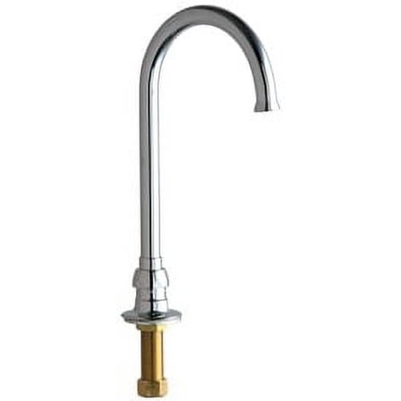 Chicago Faucets 626-Fcab Deck Mounted High Arch Utility / Service Spout Fitting - Chrome