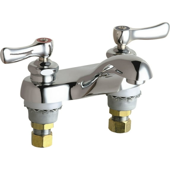 Chicago Faucets 802-Xkab Centerset Bathroom Faucet - Chrome