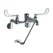 Chicago Faucets 814-Vb Wall Mounted Utility Faucet - Chrome