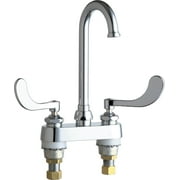 Chicago Faucets 895-317Fcab Commercial Grade Centerset Bathroom Faucet - Chrome