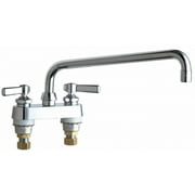Chicago Faucets 895-L12ab Commercial Grade Centerset Laundry / Service Faucet - Chrome