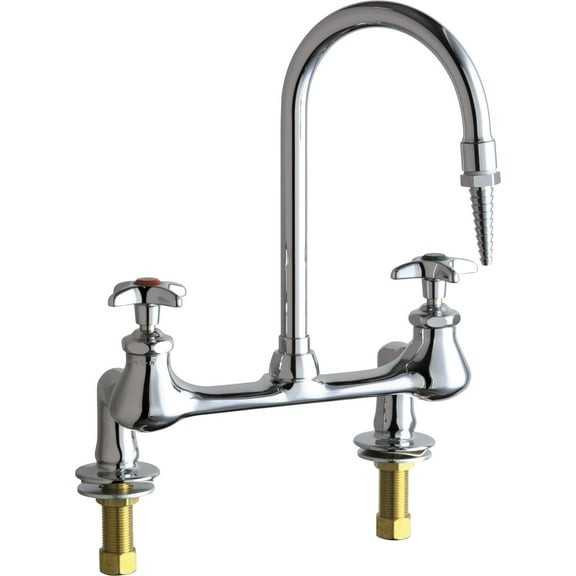 Chicago Faucets 946 Bridge Style Lab Faucet - Chrome