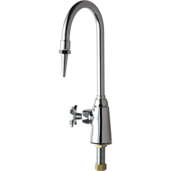Chicago Faucets 969-217Xlh Single Hole Lab Faucet - Chrome